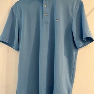Vineyard Vines Blue Polo Shirt Classic Design